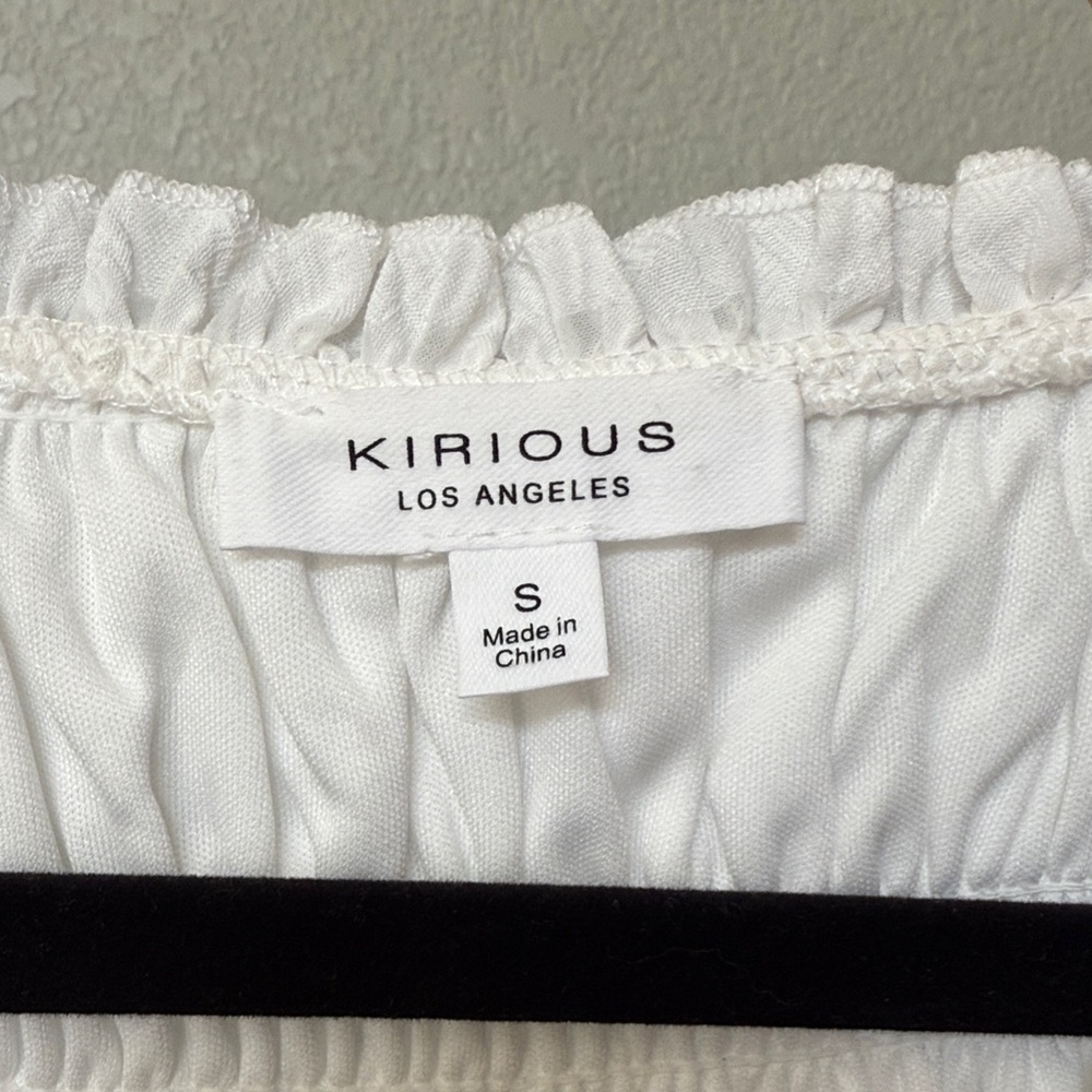 Kling White Ruffled Blouse - Picture 3 of 3